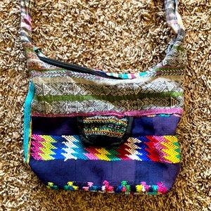 Colorful Guatemalan Crossbody purse